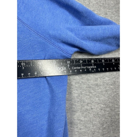 Women’s Victoria’s Secret PINK‎ sweatshirt Crew Neck Blue Logo Pull Over - Picture 5 of 6